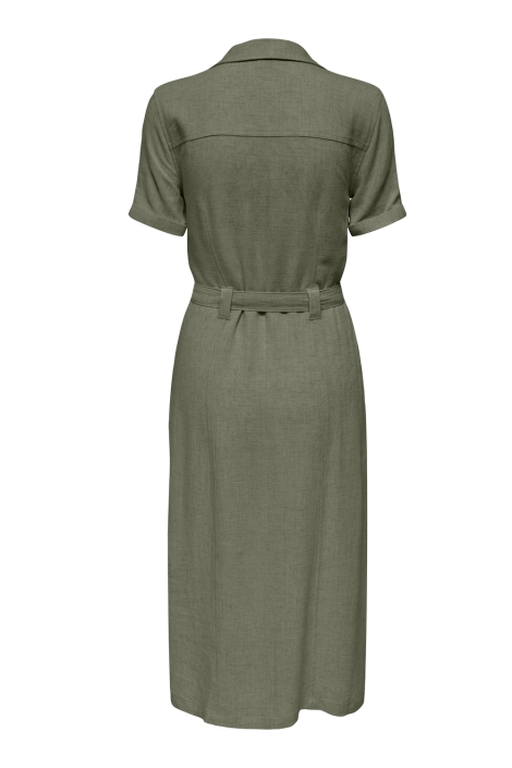 Only onlsiesta ss linen bl shirt dress p